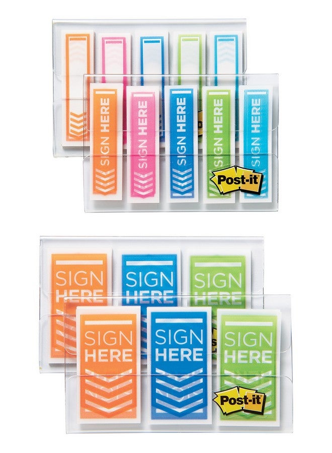 Post-it Flags Combo Pack, 1/2" And 1", Assorted Bright Colors, 320/Pack (680Sh4Vaotg) - Image 2
