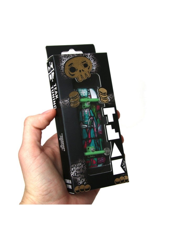 Teak Tuning Heat Transfer Graphic 34mm Fingerboard Complete - Queen Margaret Stained Glass Edition - Image 2