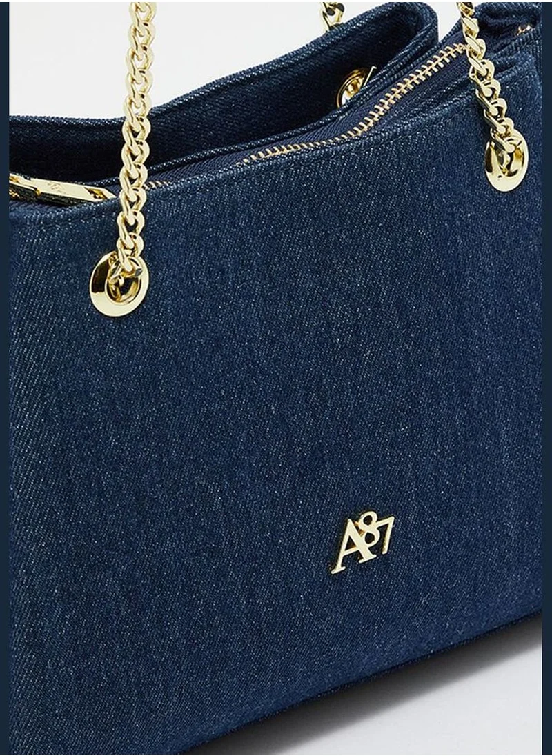 Aeropostale Classic Denim Shoulder Bag