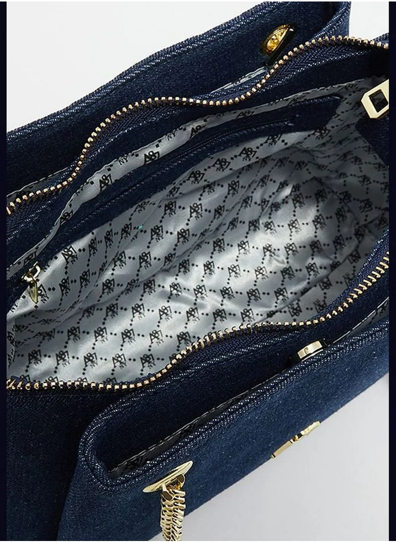 Aeropostale Classic Denim Shoulder Bag
