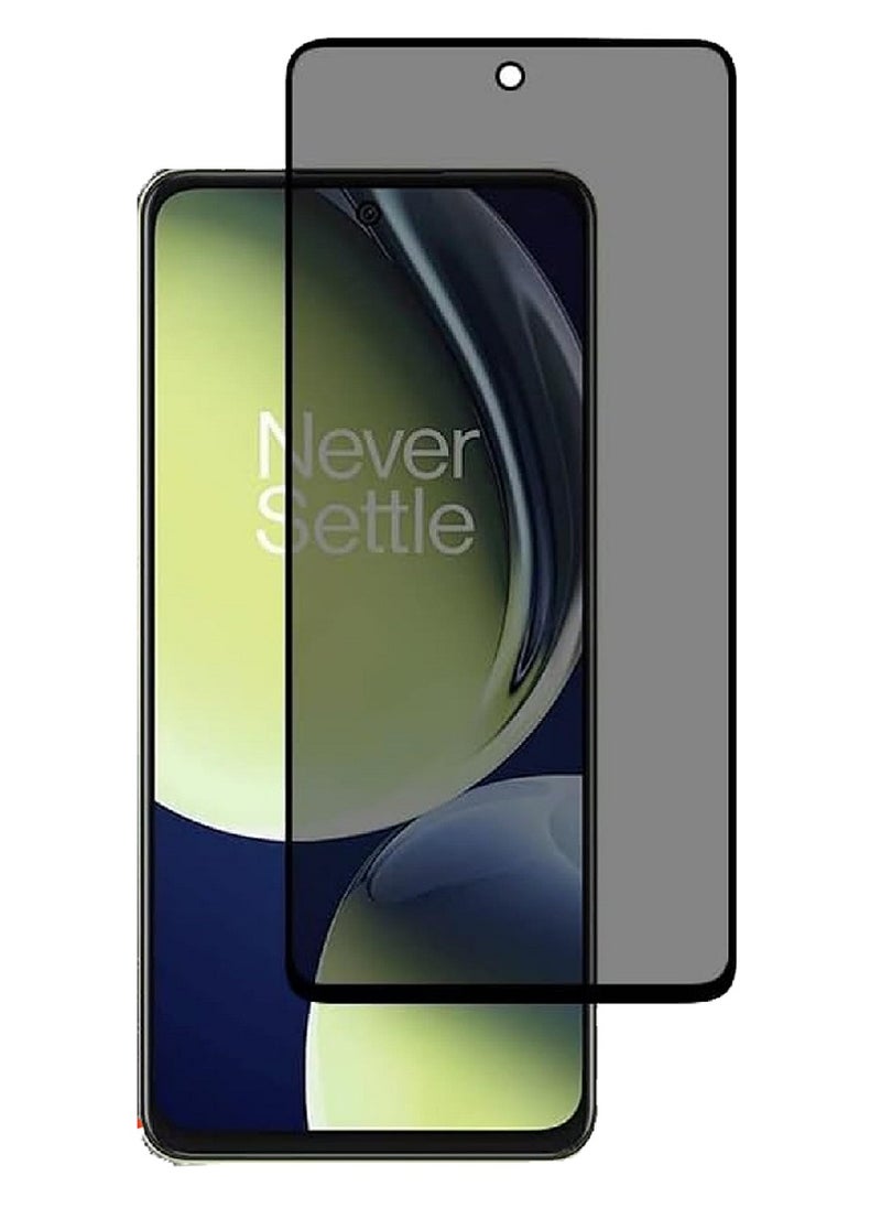 we3 Tempered Glass Screen Protector Anti-Spy Privacy Designed For OnePlus Nord CE 3 Lite Full Glue Edge to Edge Full Screen Coverage And Bubble Free  - Image 1