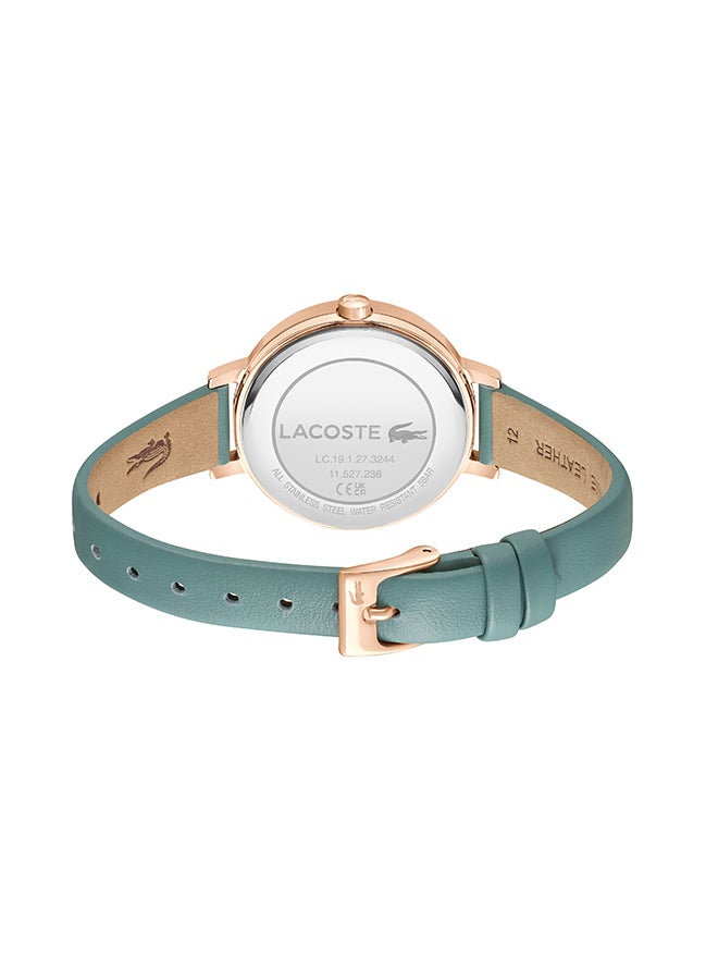 LACOSTE Women's Analog Round Shape Leather Wrist Watch 2001367 - 34 Mm - Image 3