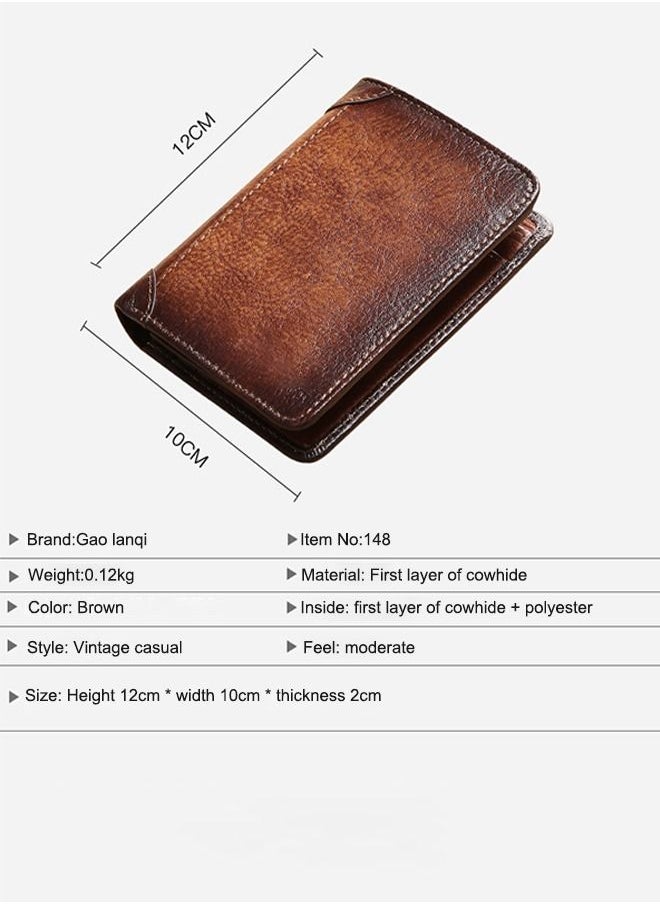 GOIACII - Men's Vintage Leather Wallets - Image 1