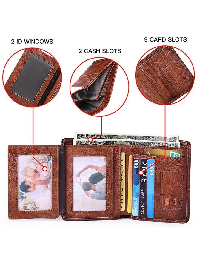 GOIACII - Men's Vintage Leather Wallets - Image 1