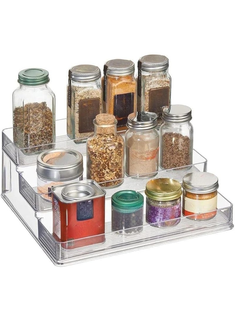 Versatile acrylic ladder-style organizer for organizing cosmetics, bookshelves, spice jars, and kitchen utensils x - Image 5