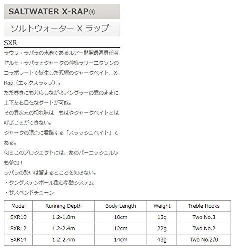 Rapala طُعم الصيد في المياه المالحة من رابالا X-Rap (سردين أزرق، الحجم- 4) 10 - Image 2