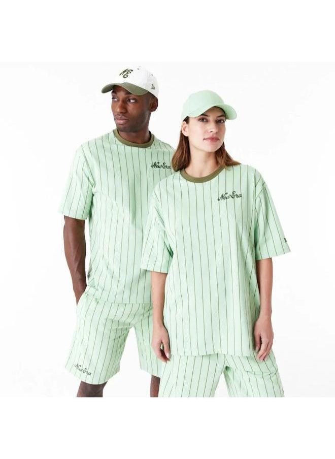 NEW ERA Pinstripe Oversized T-Shirt  - Image 1