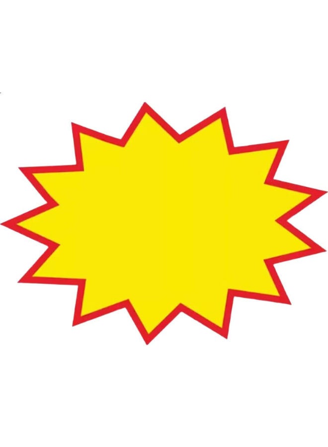 Jiamo, Explosion Sticker Price Tag, Shocking Price Display Sign, Special Price Label, Promotional Label, Bestseller Price Sign, Product Supermarket Store Celebration Sale Sign, Mixed Paper, One Hundred Sheets With Pen Included - Image 2
