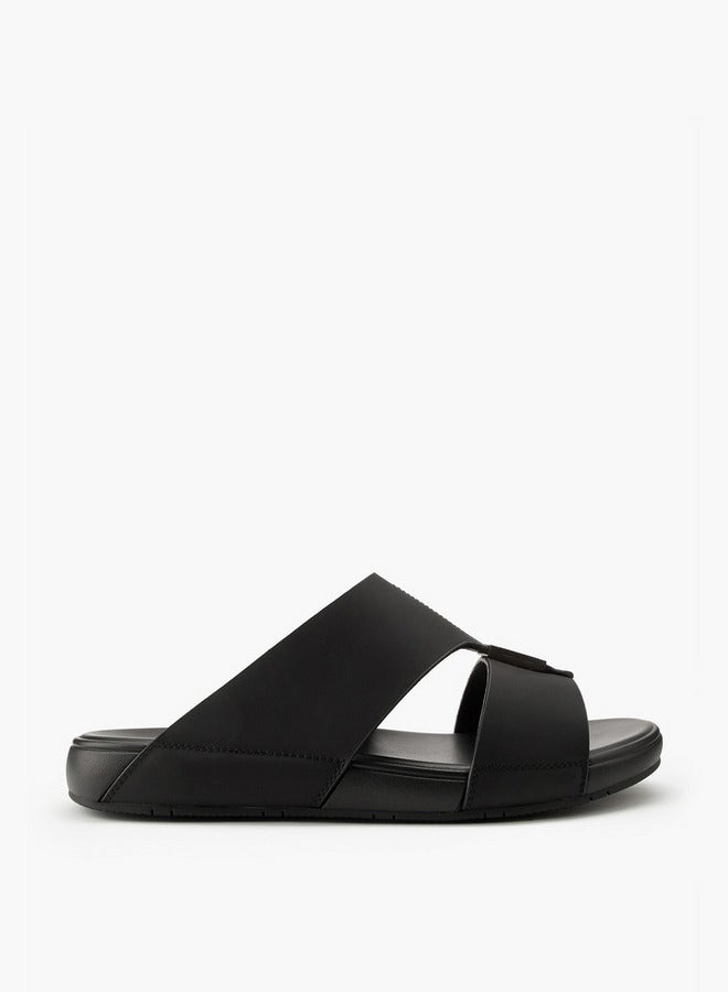 دوتشيني صنادل رجالية عربية سهلة الارتداء بنقوش - Image 1