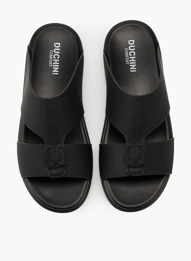 دوتشيني صنادل رجالية عربية سهلة الارتداء بنقوش