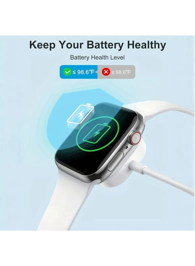 Portable Magnetic Charger For Apple Watch Wireless Fast Charging Cable Style A - Image 3