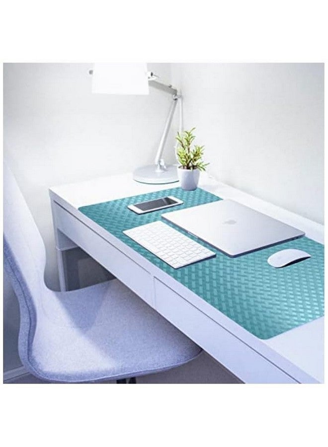 GripEasy Ethylene_Vinyl_Acetate_Eva 45 Cm X 3 M Food Grade Eva Multipurpose Shelf Liners Mat Roll For Kitchen Drawer, Mat,Cupboad Mat, Dinning Almirah (Check Texture Light Blue) - Image 2