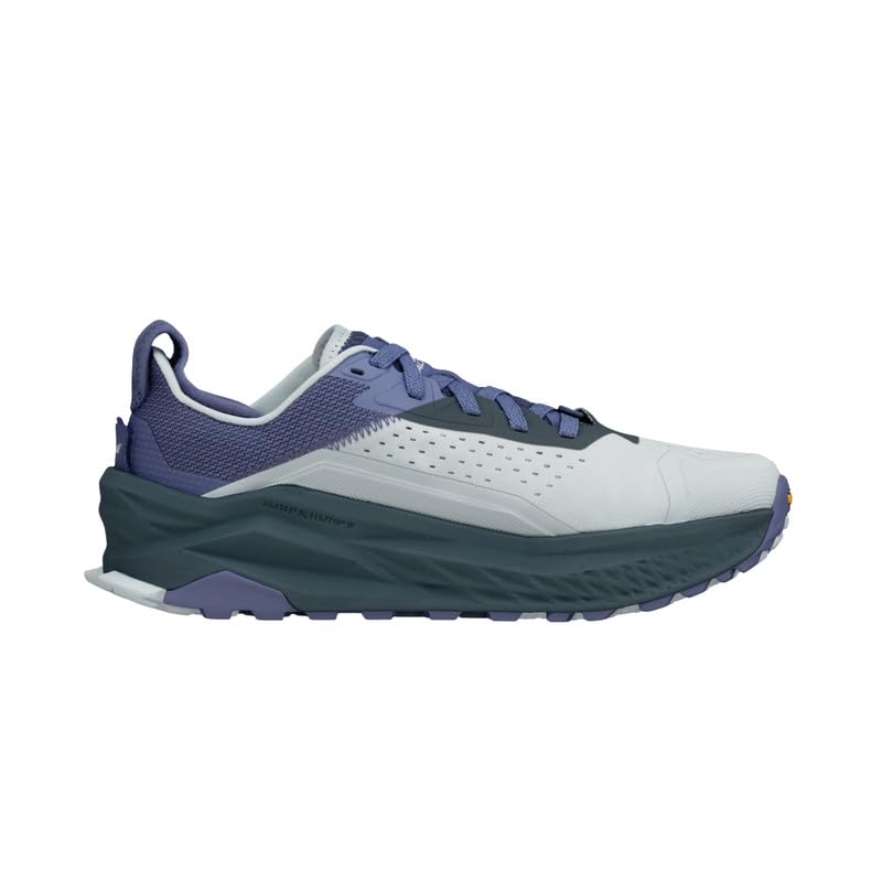 ALTRA Women's Olympus 6 Trail Running Shoe, Gray/Blue, 9 - Image 3