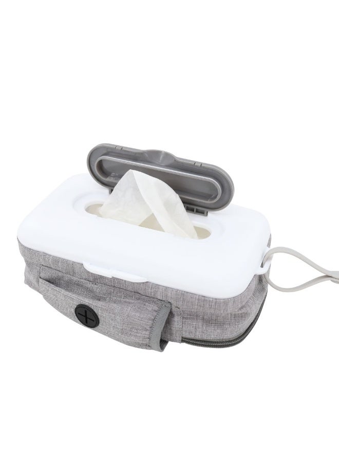 Joybi Wipes Dispenser with Diaper Bag, Grey - Image 5
