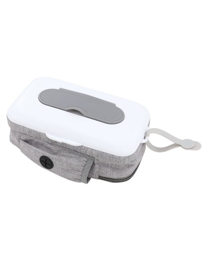 Joybi Wipes Dispenser with Diaper Bag, Grey - Image 1