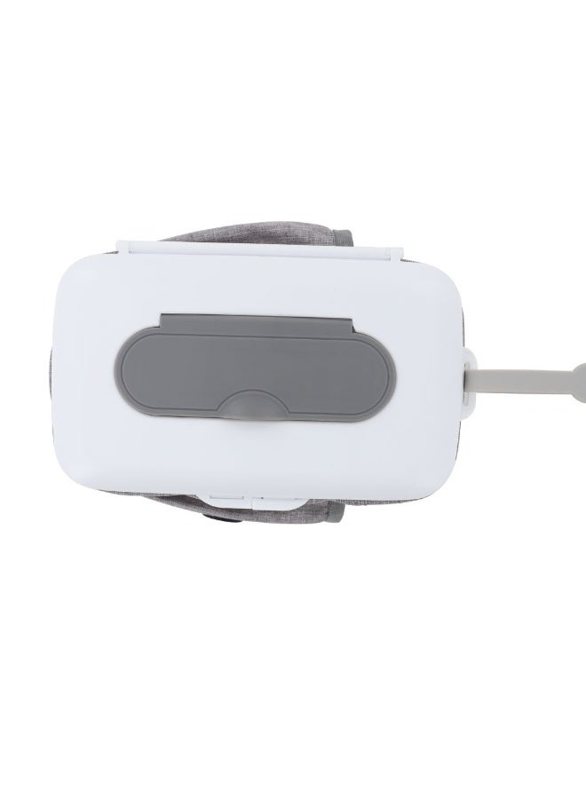 Joybi Wipes Dispenser with Diaper Bag, Grey - Image 4