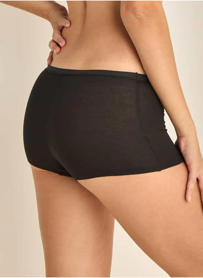 FAV Set of 5 - Assorted Boyshort Briefs with Elasticated Waistband