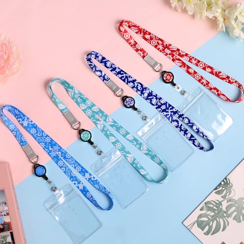 HONSIO 2 Pieces Cruise Lanyard for Ship Cards Cute Lanyards with Retractable Badge Reels Waterproof ID Badge Holder 2026 Cruise Essentials Accessories - Image 5