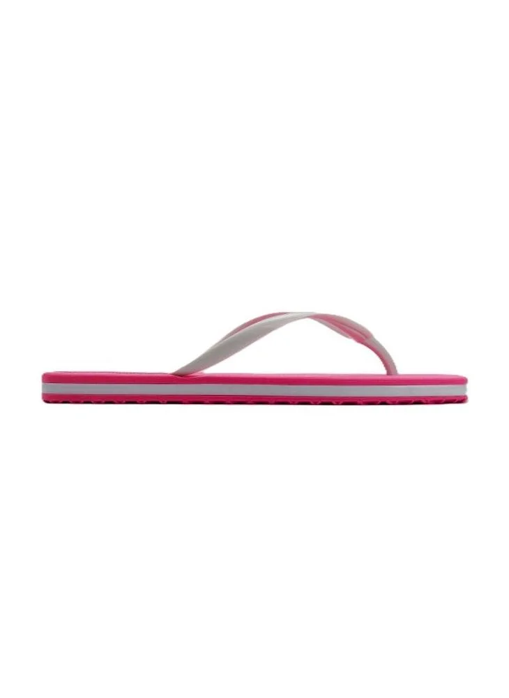 Voices Slim Women'S  Flip Flops With Square Shape Sole - Pink/White