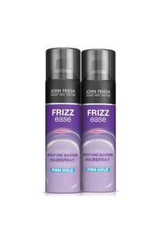 John Frieda John Frieda Frizz Ease Moisture Barrier Hairspray, Firm Hold Hairspray, Seals Out Moisture, Blocks Frizz, Protects Against Heat, and Keeps Hair Straight with Long-Lasting Hold, 12 Oz, Pack of 2  - Image 1