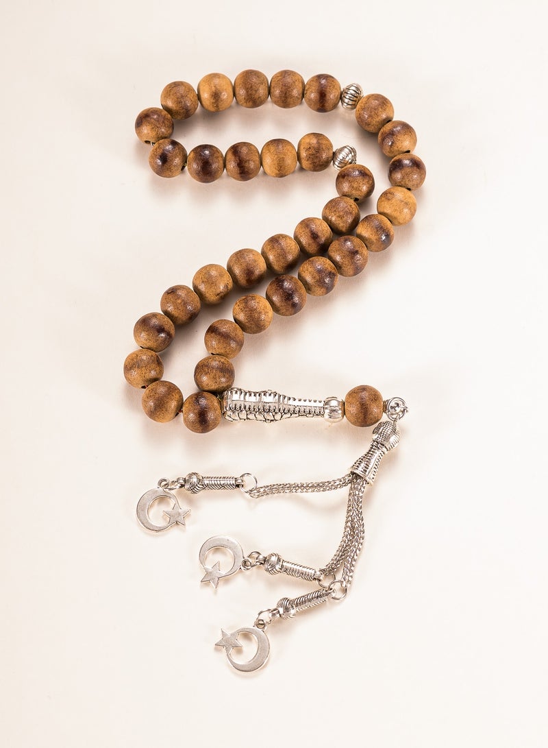 1pc Beginner's Agarwood Tasbih with Subtle Floral Aroma & Visible Oil Lines – 33 Beads Islamic Prayer Beads with Gift Box – Ideal for Dhikr, Ramadan, Eid, Hajj, Umrah & Daily Spiritual Practice - Image 2