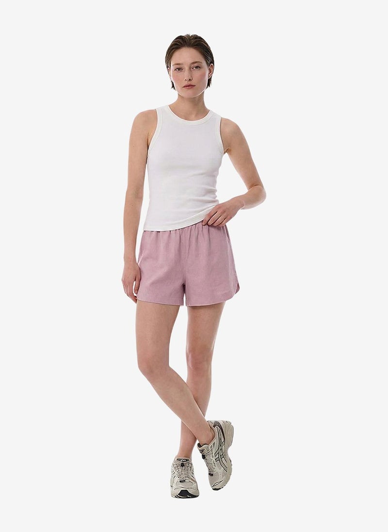 Penti Women Linen Lilac Shorts - Image 2