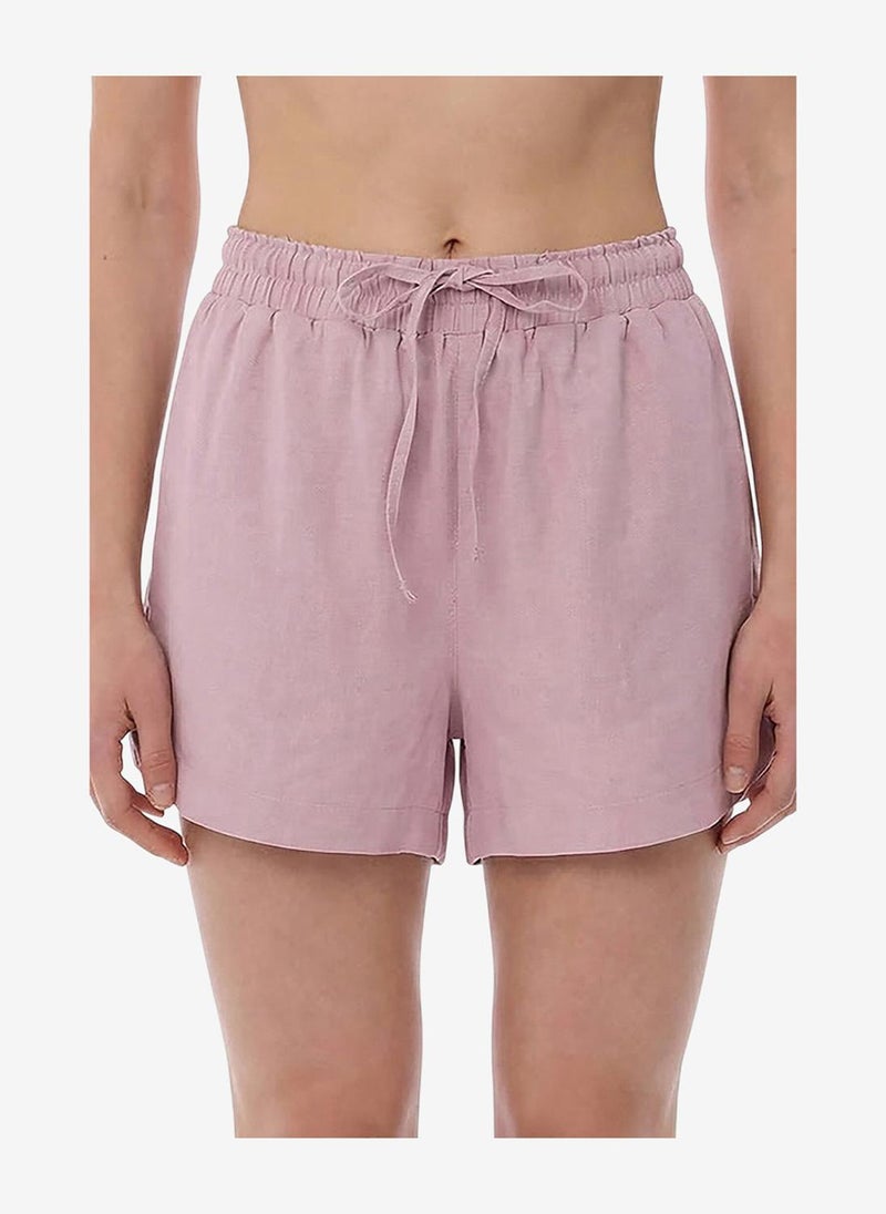 Penti Women Linen Lilac Shorts - Image 4