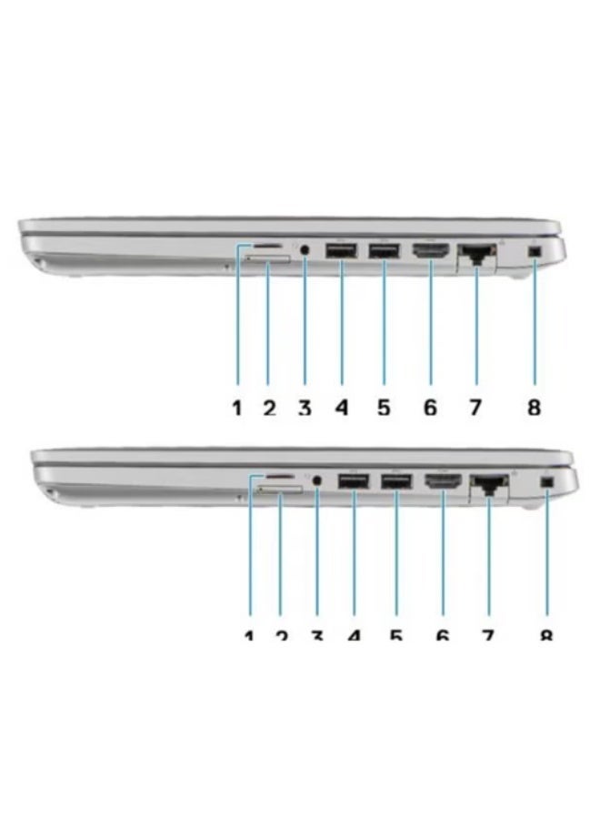 ديل Dell Latitude 5410 Laptop | Intel Core i5 8th Gen | 12GB RAM | 256GB SSD | 14" Full HD | Windows 11 Pro English silver - Image 4