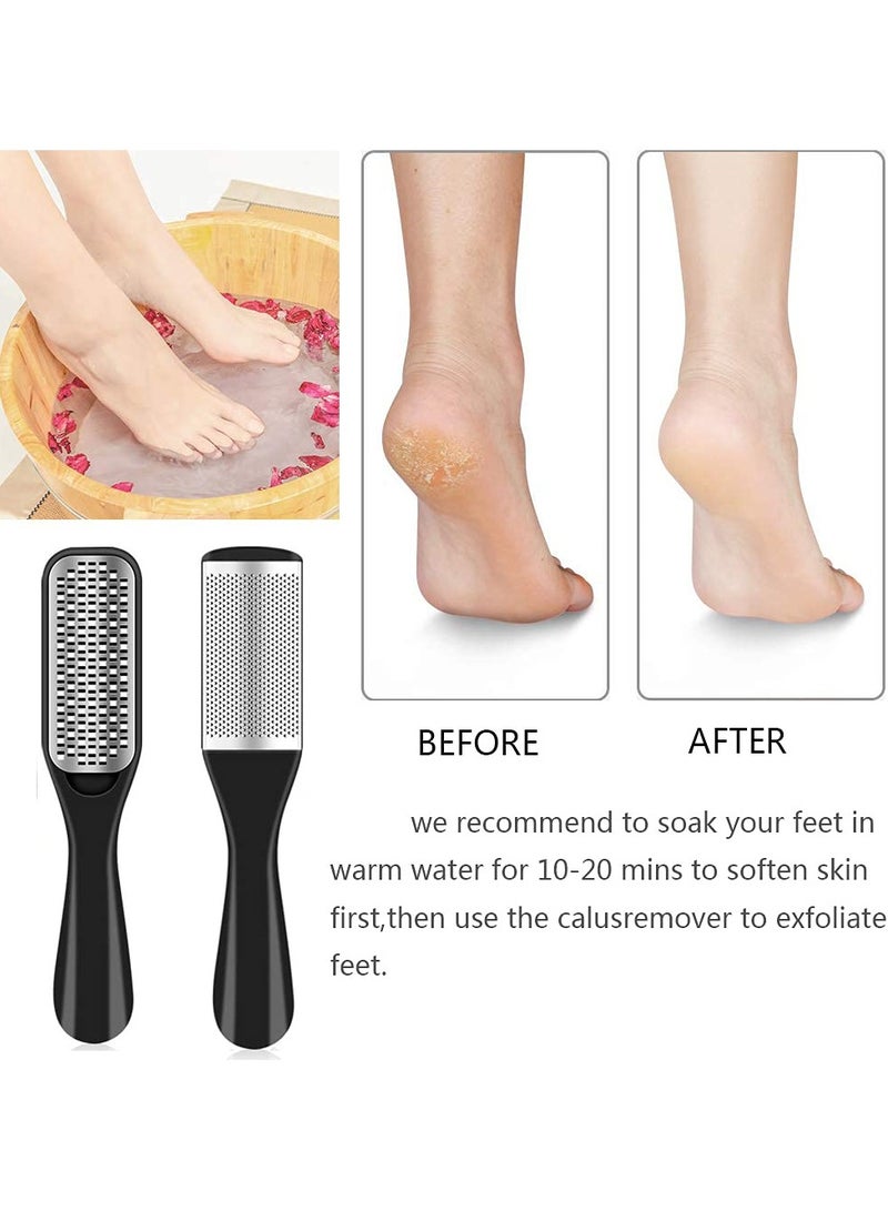 خاجول مجموعة أدوات باديكير احترافية 36 في 1، مجموعة مانيكير وباديكير لليدين والقدمين من الفولاذ المقاوم للصدأ، مجموعة مبرد القدم، مجموعة باديكير لإزالة الجلد الميت للرجال والنساء في الصالون أو المنزل، أفضل هدية (أسود) - Image 5