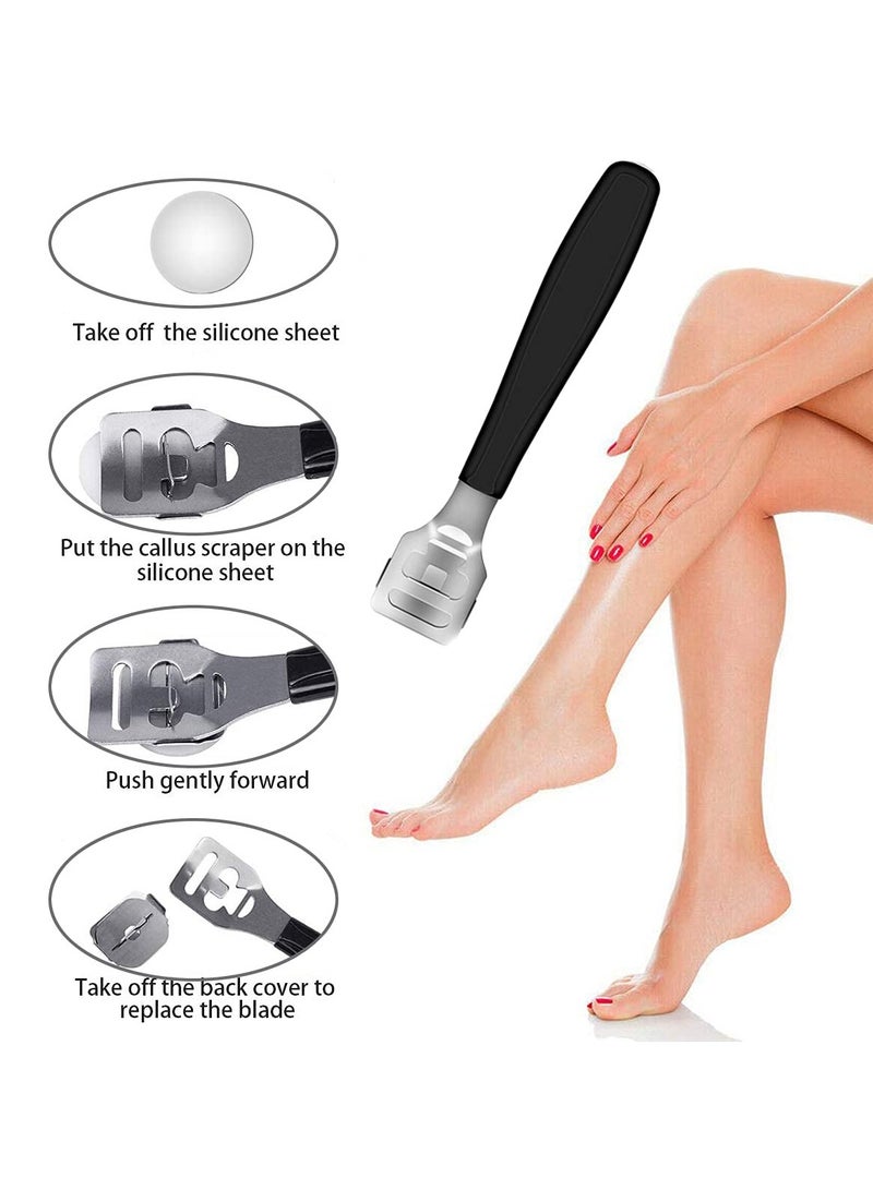 خاجول مجموعة أدوات باديكير احترافية 36 في 1، مجموعة مانيكير وباديكير لليدين والقدمين من الفولاذ المقاوم للصدأ، مجموعة مبرد القدم، مجموعة باديكير لإزالة الجلد الميت للرجال والنساء في الصالون أو المنزل، أفضل هدية (أسود) - Image 3