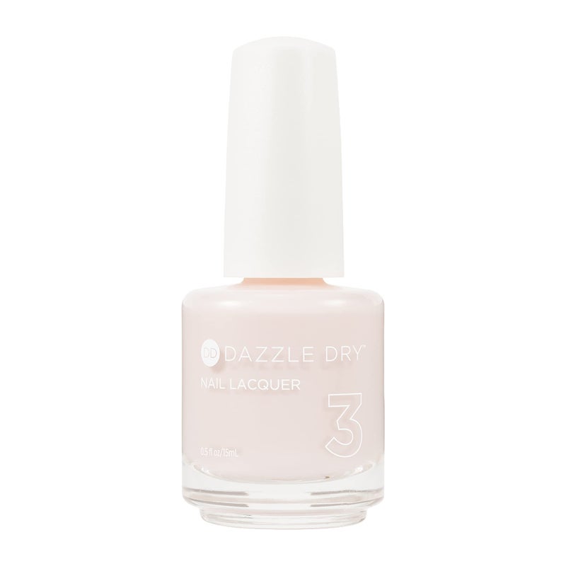 Dazzle Dry Nail Lacquer (Step 3) - Touch of Love - A semi-sheer pale chalky pink. (0.5 fl oz) - Image 1