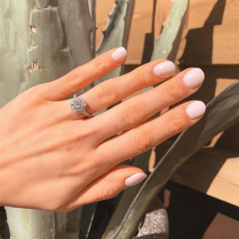 Dazzle Dry Nail Lacquer (Step 3) - Touch of Love - A semi-sheer pale chalky pink. (0.5 fl oz) - Image 3