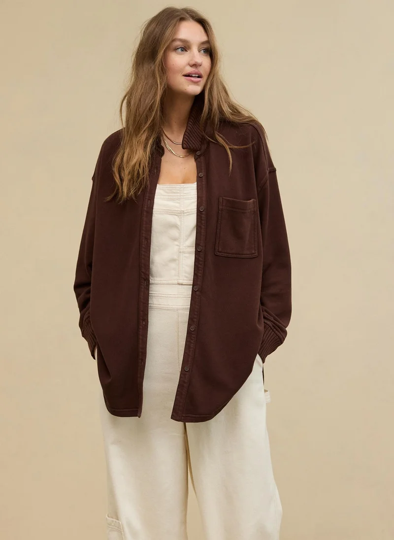 آري من امريكان ايجل Aerie LumberJane Fleece Shirt