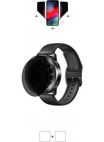 Wrapsol Xiaomi Watch S3 Smartwatch Screen Protector Matte Ghost Film  - Image 1
