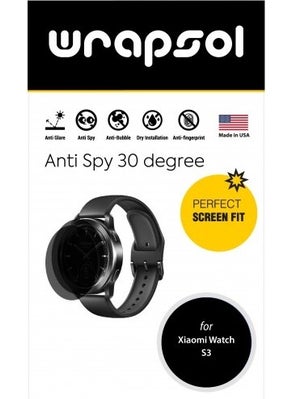 Wrapsol Xiaomi Watch S3 Smartwatch Screen Protector Matte Ghost Film  - Image 2