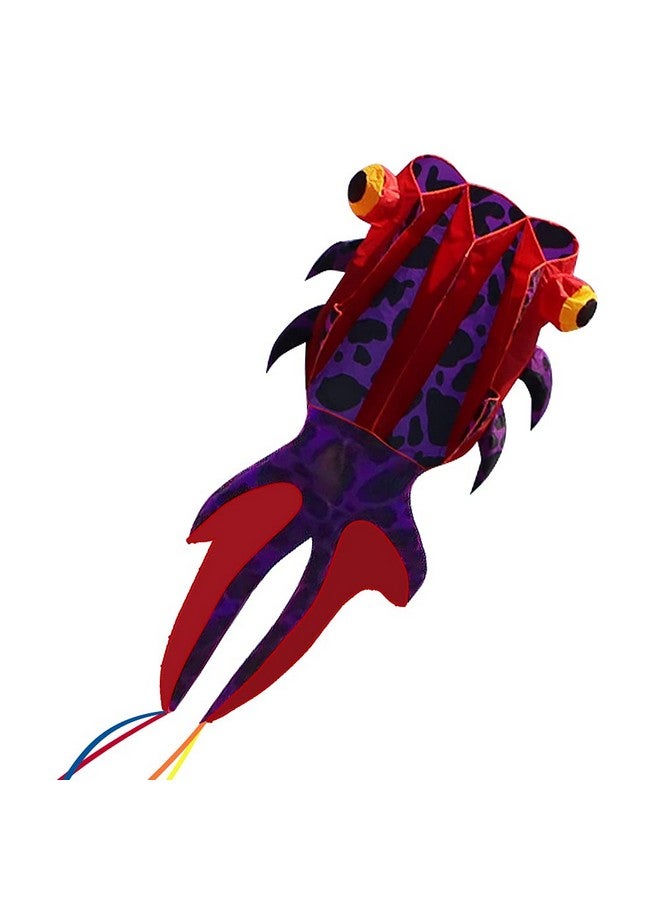 kizh Kite Giant 3D Goldfish Frameless Soft Parafoil Kites For Kids And Adults Easy Flyer Kite For Beach Park Garden Playground With 50M Line And 2 Kite Tail - Image 2