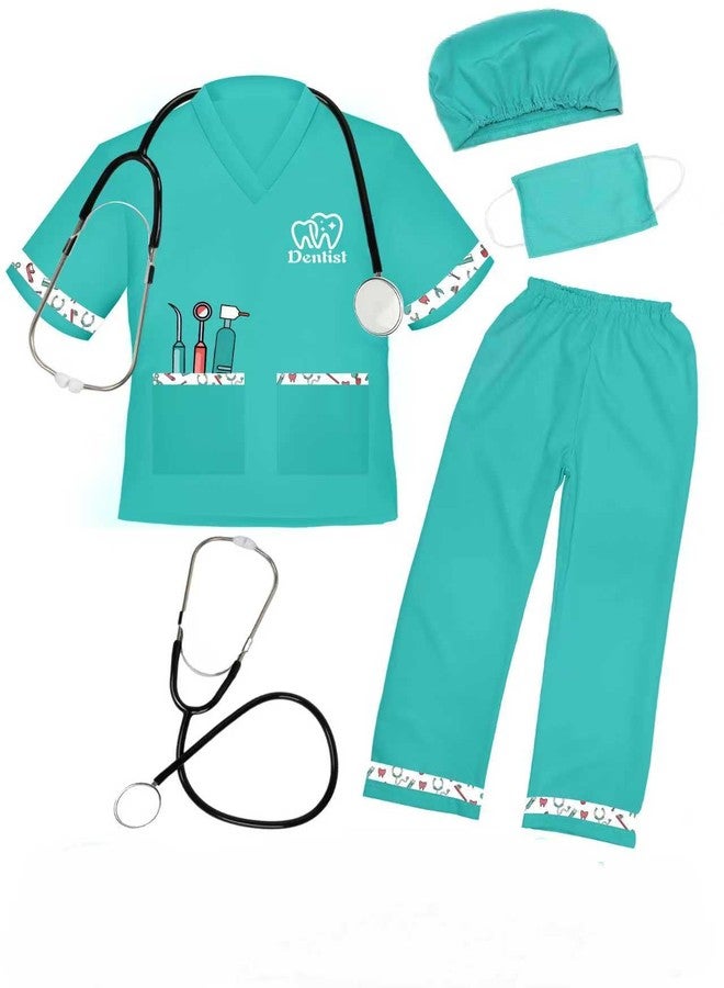 ANPHILE Dentist Costume for Kids, Kids Doctor Costume Play Set, Halloween Dress Up Costumes for Boys Girls - Image 1