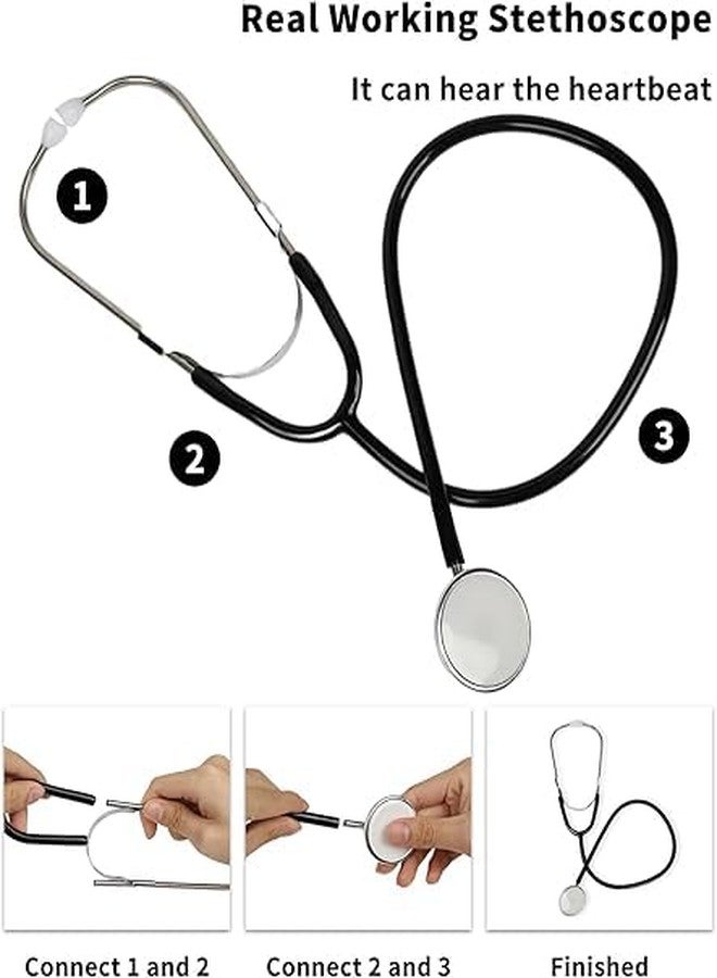 ANPHILE Dentist Costume for Kids, Kids Doctor Costume Play Set, Halloween Dress Up Costumes for Boys Girls - Image 5
