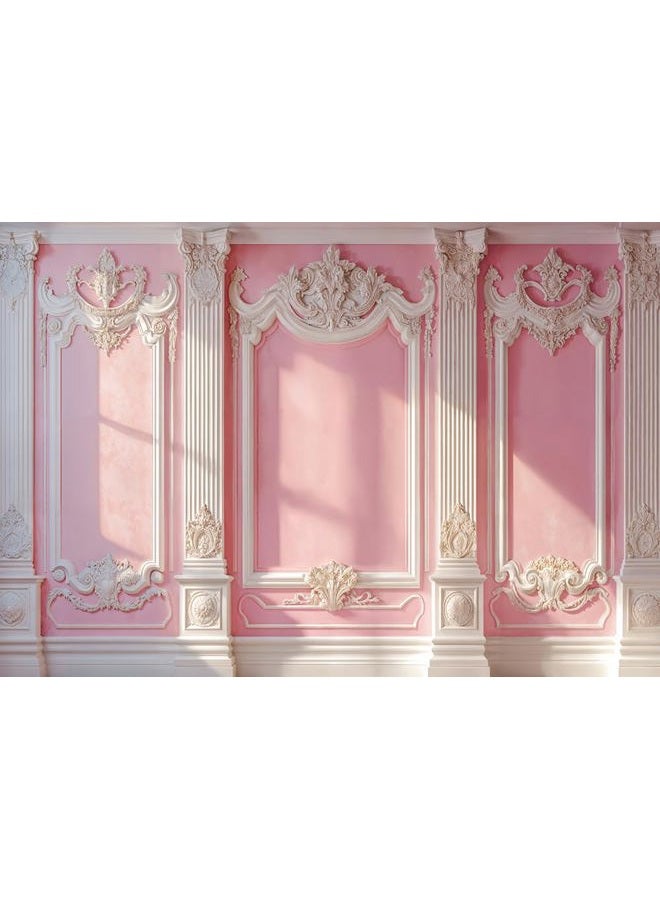 Kate Pink Interior Backdrops for Photography Classic Wall Photo Backdrop European Style Photo Studio Props, 7x5ft - Image 2