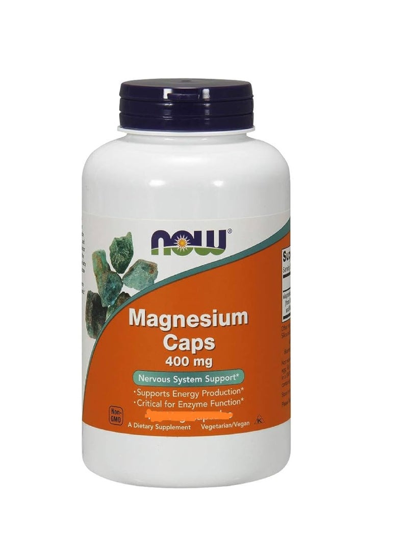 NOW ماغنيسيوم 400 ملغ 20 كبسولة