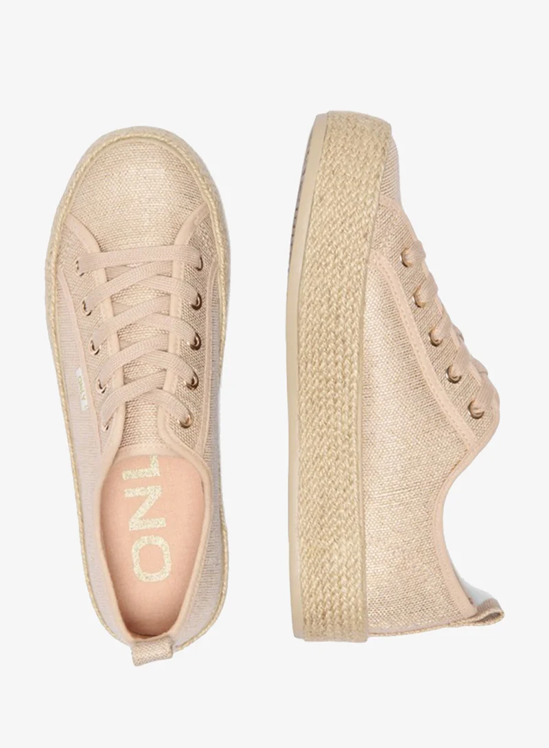 Only  Braided Jute Low Top Sneakers for Women | Best Price UAE