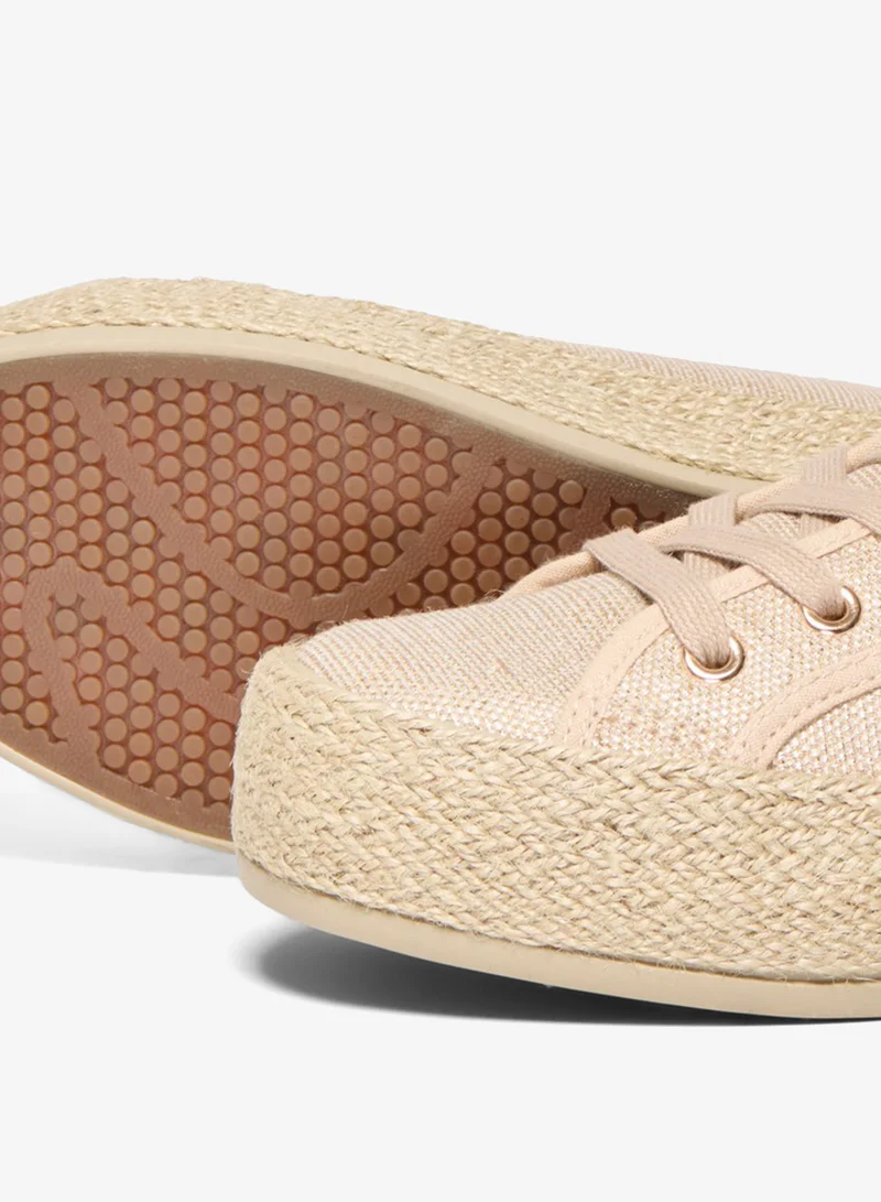 Only  Braided Jute Low Top Sneakers for Women | Best Price UAE
