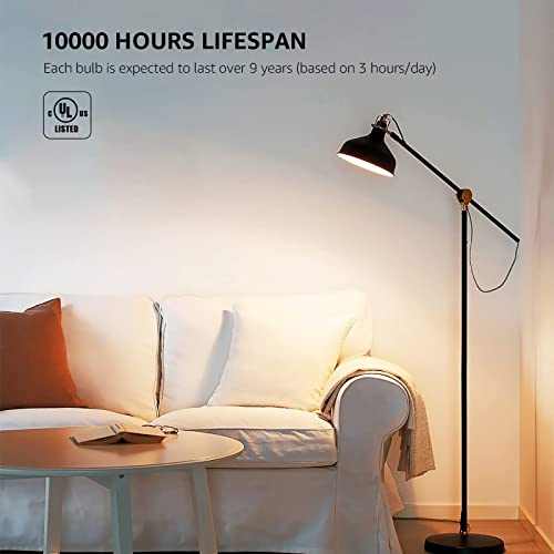 Lepro مصابيح LED 60 واط مكافئة، 9 واط 800 لومن غير قابلة للتعتيم، أبيض دافئ ناعم 2700 كيلفن، A19 E26 قاعدة متوسطة قياسية، عمر 10000 ساعة 5 قطع (عبوة من 1) - Image 2