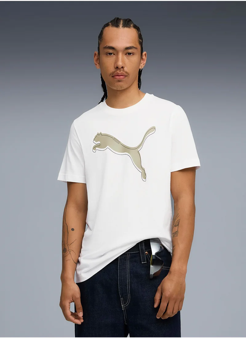 بوما Puma Men's Graphic Cat Logo Tee