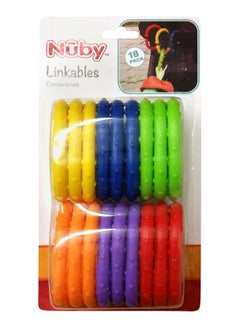 Nuby Nuby 18 Piece Linkables Baby Teething Toys  - Image 1