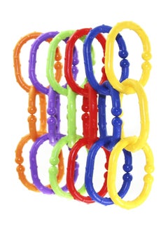 Nuby Nuby 18 Piece Linkables Baby Teething Toys  - Image 2