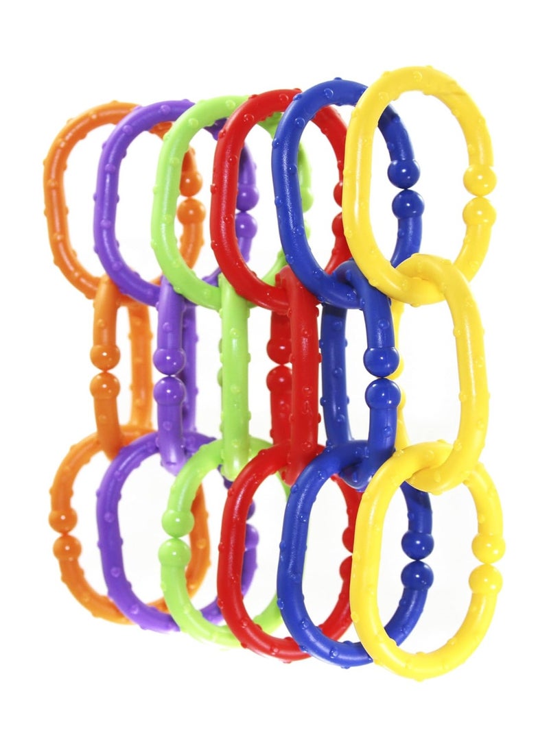 Nuby 18 Piece Linkables Baby Teething Toys - Image 2