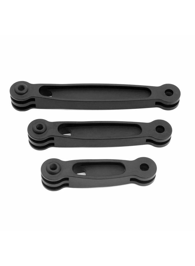 Vcufflinks 3 in 1 Extension Pivot Aluminum Alloy Arm – Adjustable Monopod Bracket for GoPro Hero 4 5 6 7 8 9 Black Silver Session, AKASO/Campark/YI & Other Cameras - Image 4