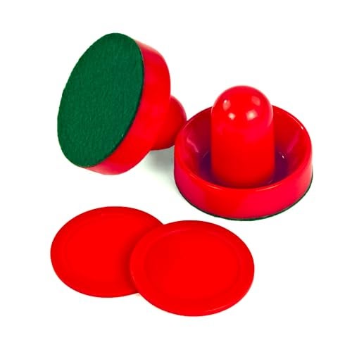 Hathaway Air Hockey Strikers and Puck Set Red 3752875Inch BG1007 - Image 1