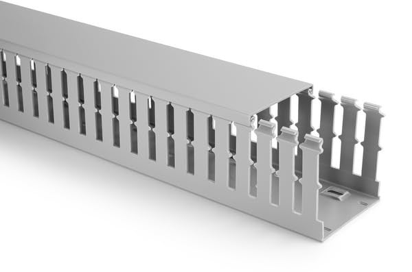 AR TAPES & PLASTICS PVC AR Duct Cable Tray Managers/Wiring Channels/Cable Tray PVC FRLS Type 50 cm (Size -25 X 25) - Image 1